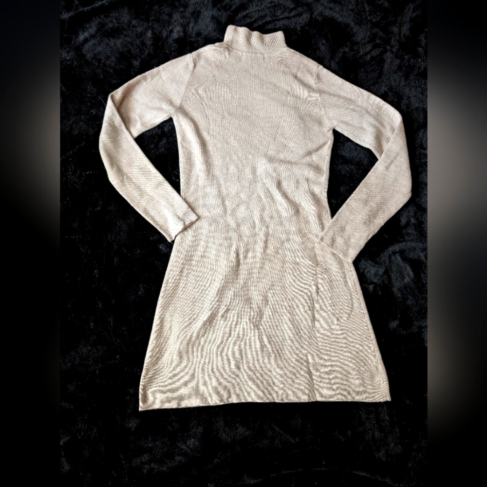 Beige simple dress